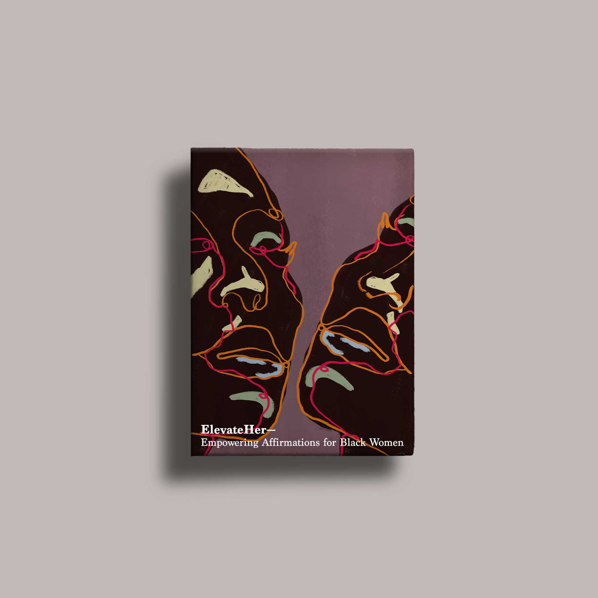 ElevateHer Affirmation Card Deck for self-care and daily mindfulness rituals