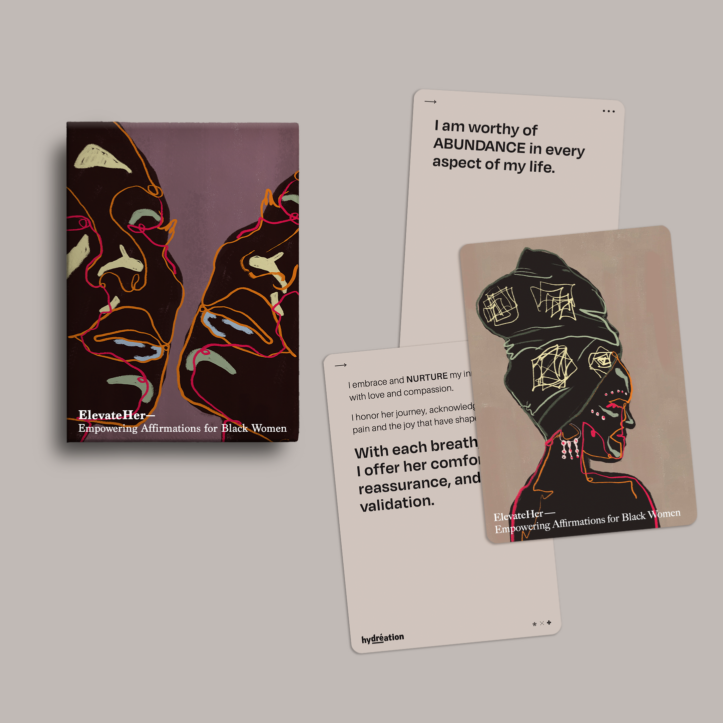 Empowering affirmation cards for confidence, healing, and intentional growth