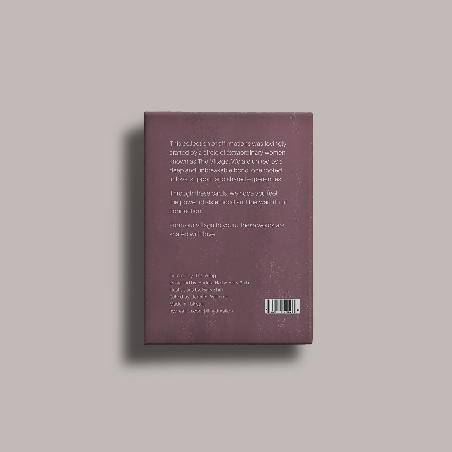Stylish packaging of ElevateHer deck designed for self-love and empowerment